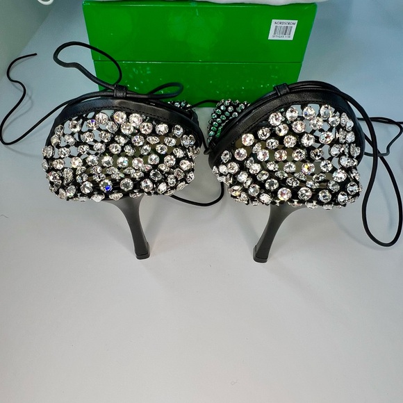 BOTTEGA VENETA Crystal Stretch Sandals - Picture 3 of 9